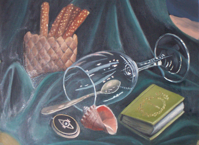 still life with the shell