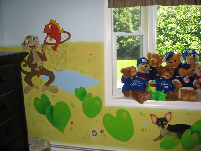 Hippo's lake mural 2