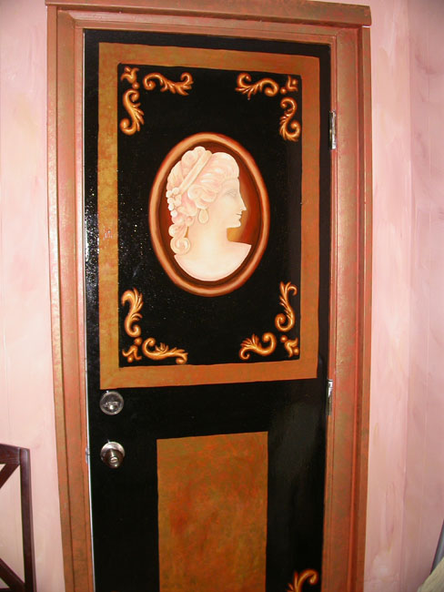 Roman doors mural 1