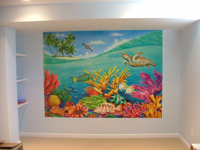 Under the sea ,before