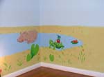 Hippo's lake mural