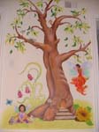 Skai's fairy tree mural
