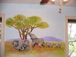 Twin-themed African mural (3)